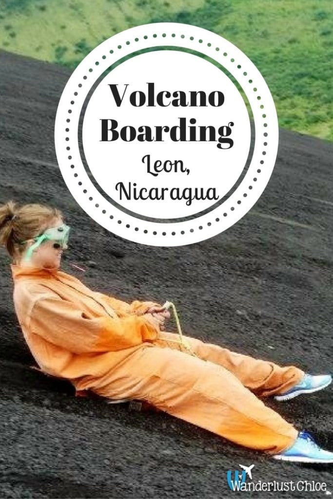 volcano boarding Leon Nicaragua