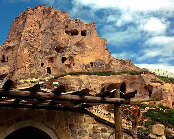 Wanderlust Chloe Kale Konak Cave Hotel Cappadocia 12 Uchisar Castle