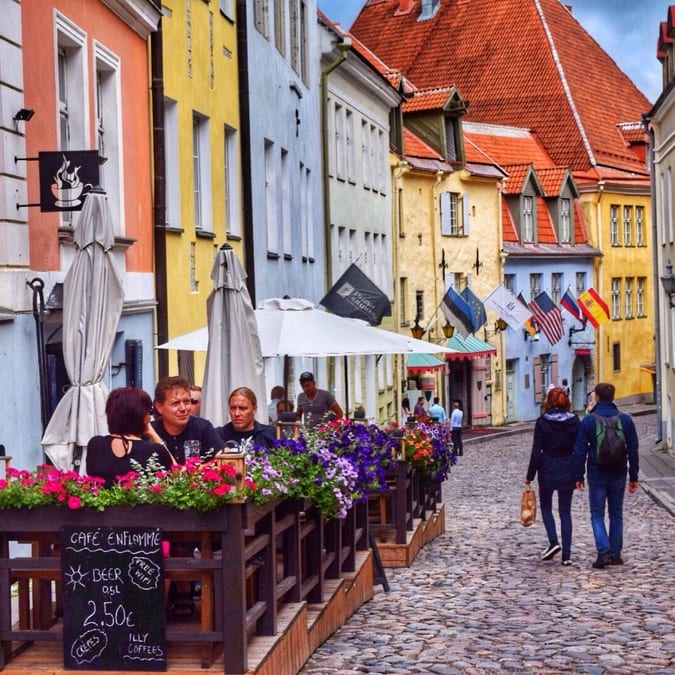 Tallinn's colourful streets