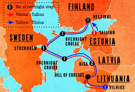 Busabout Scandi Baltic Adventure Map 