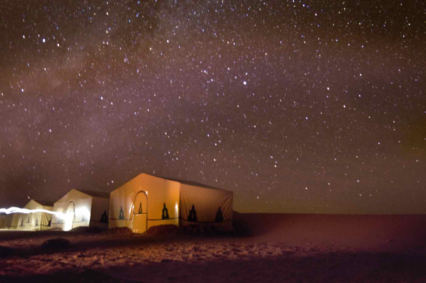 Stargazing in the Sahara Desert