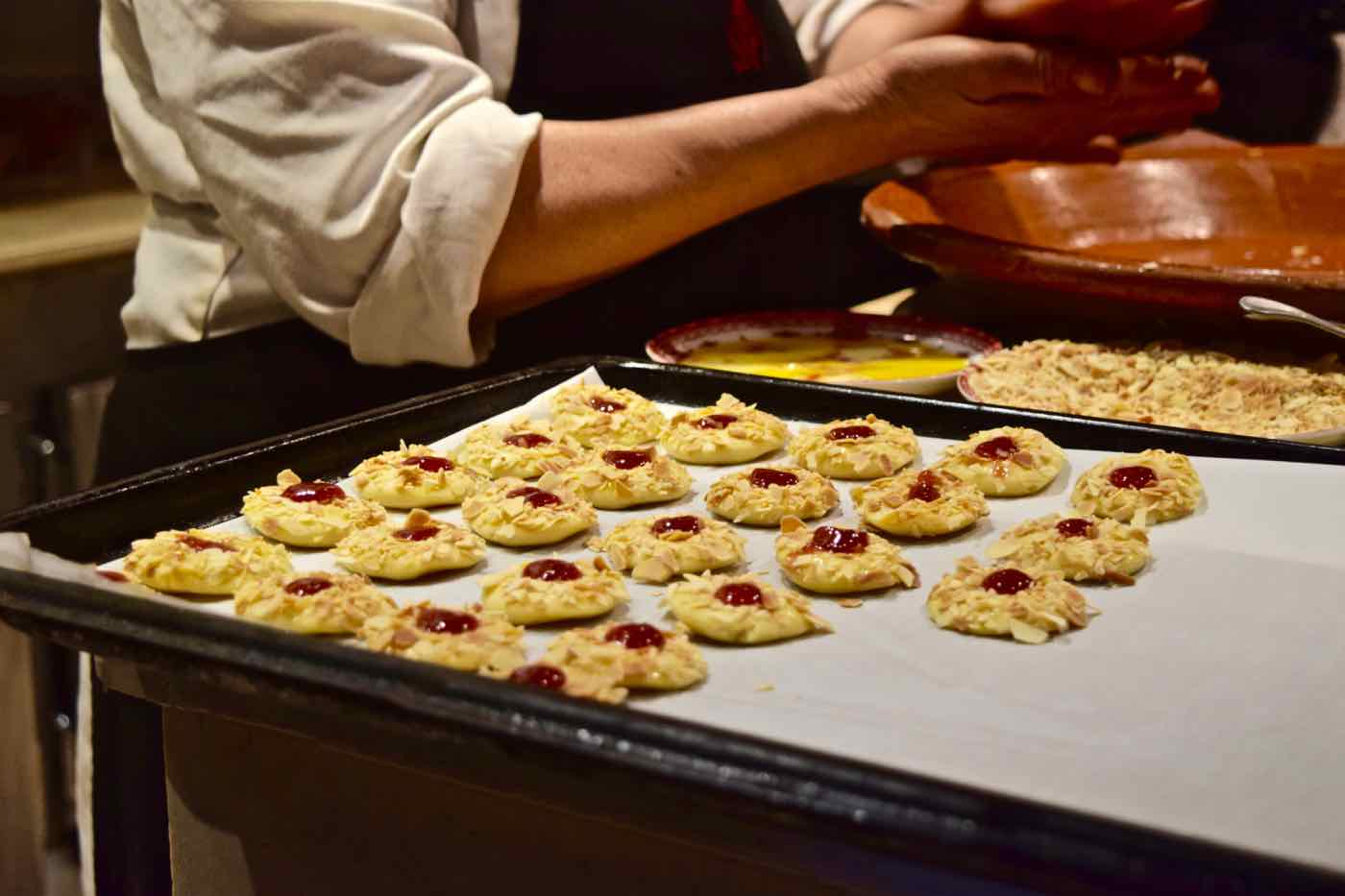 Baking sables at La Maison Arabe Marrakech