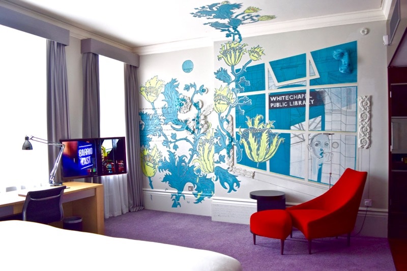 Street Art Room at Andaz Hotel Liverpool Street, London