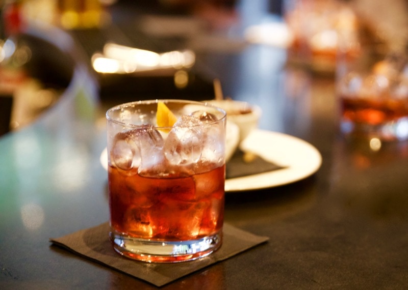 Negroni at Obicà Restaurant, St Paul's, London