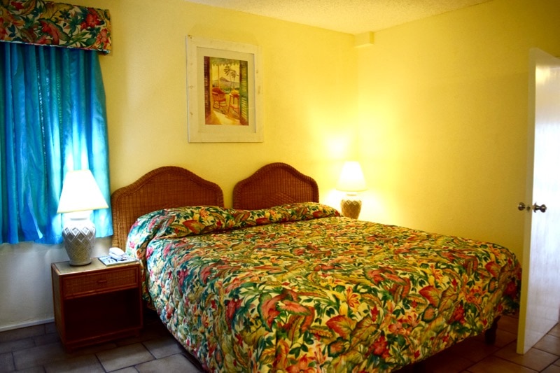 Bedroom at Timothy Beach Resort, St Kitts