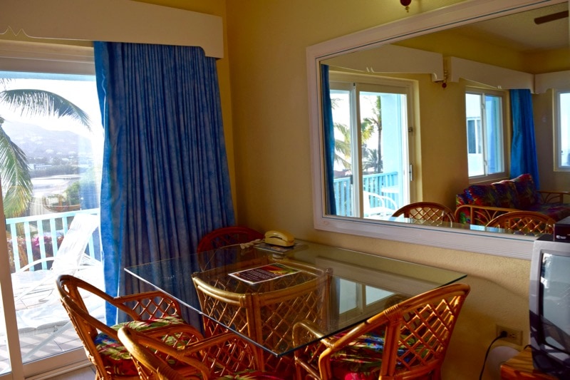 Lounge at Timothy Beach Resort, St Kitts