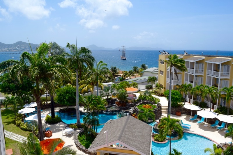 View from Ocean Terrace Inn, St Kitts