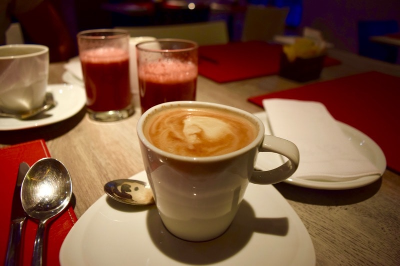 Breakfast at Su Merced Hotel, Santiago, Chile