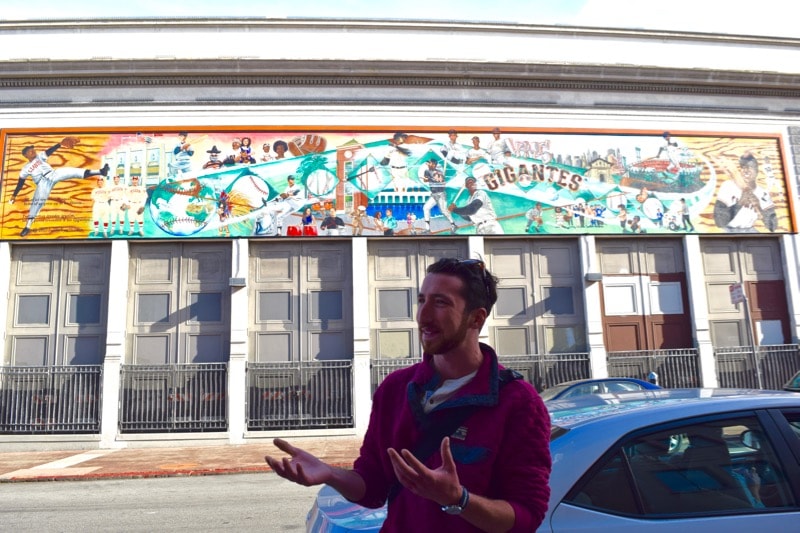 Tour guide Sean from Avital Tours on our Mission District Food Tour, San Francisco 