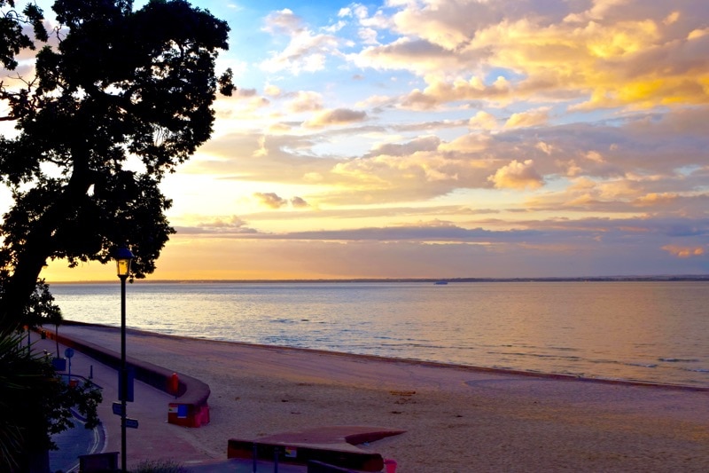 Sunset over Ryde Beach, Isle of Wight