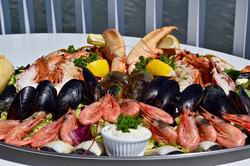 Seafood platter at The Best Dressed Crab, Isle of Wight