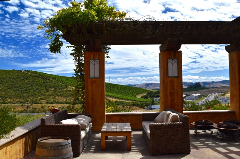 Stunning terrace at Nicholson Ranch, Sonoma Valley, California