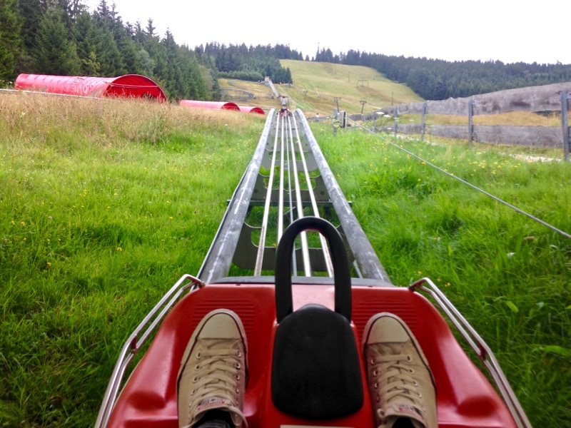 Alpine Coaster at Mehliskopf, Black Forest, Germany