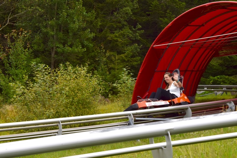 Alpine Coaster at Mehliskopf, Black Forest, Germany