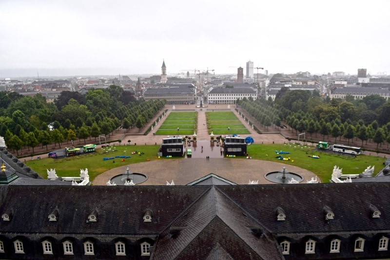 View from Karlsruhe Palace, Germany