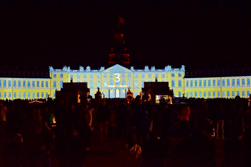 Karlsruhe Palace illuminations, Germany