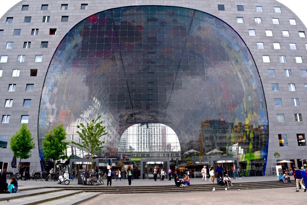 Exterior of Markthal, Rotterdam