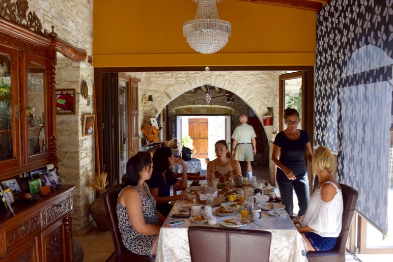 Breakfast at "Our House", Cyprus