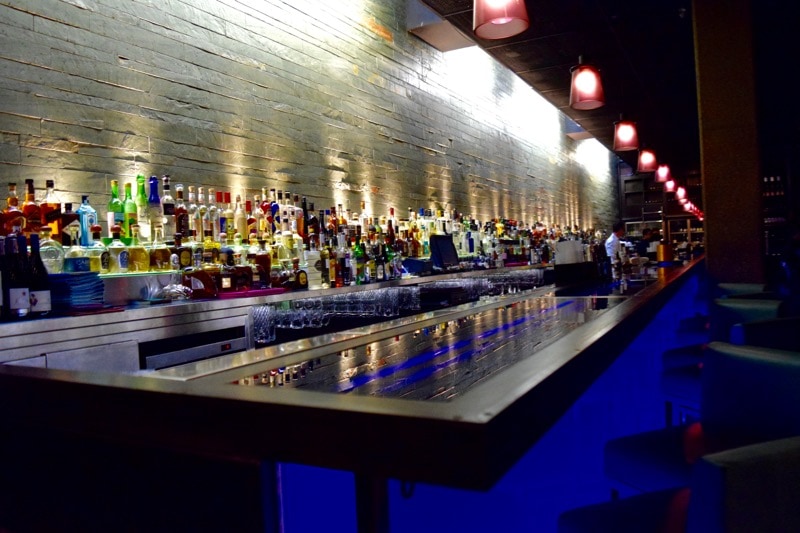 The bar at Hakkasan, London