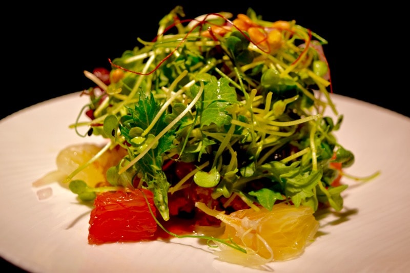 Duck salad at Hakkasan, London