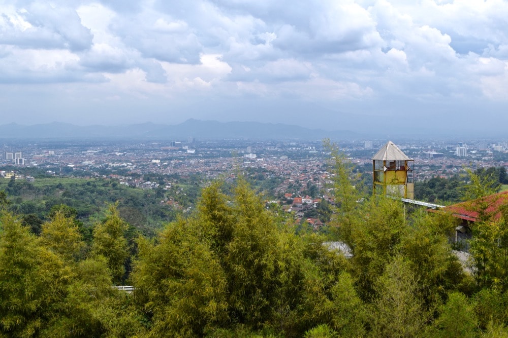 View of Bandung, Indonesia