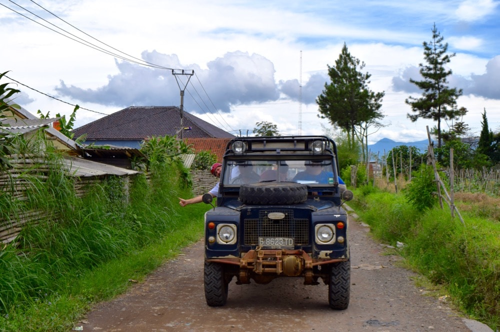 Off-road 4x4 adventure in Bandung, Indonesia