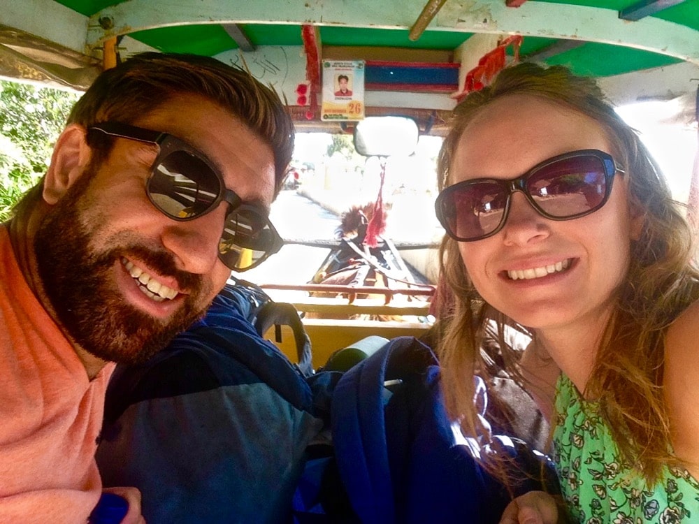 Travelling by horse and cart in Gili T