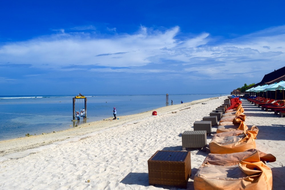 Beach at Hotel Ombak Sunset, Gili T