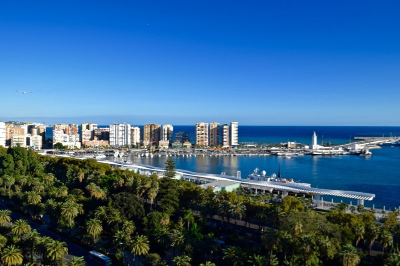 Malaga is a pretty green city too