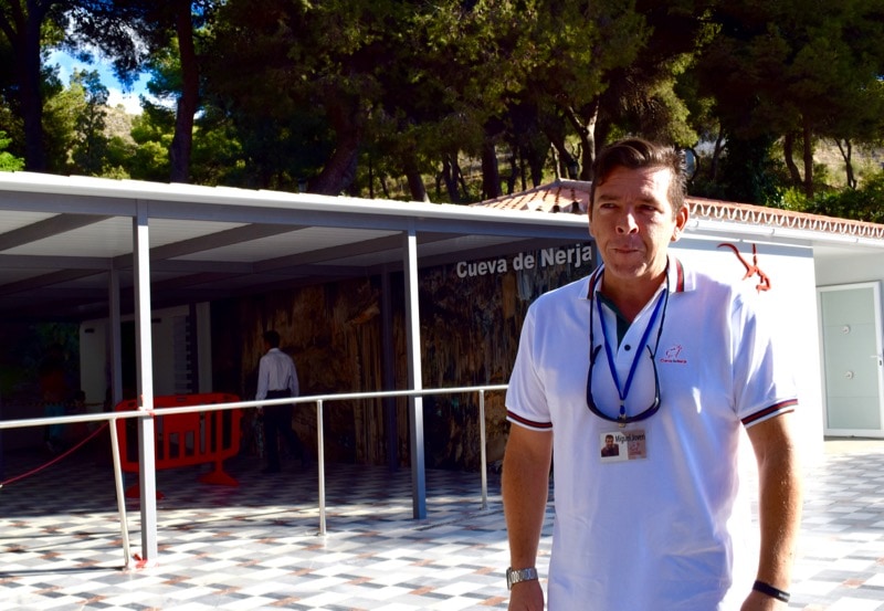 Our famous tour guide at the Nerja caves