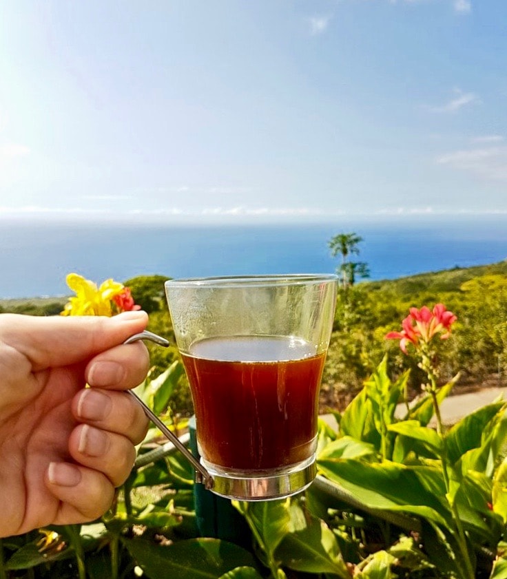 Kona coffee at Kona Joes, Hawaii