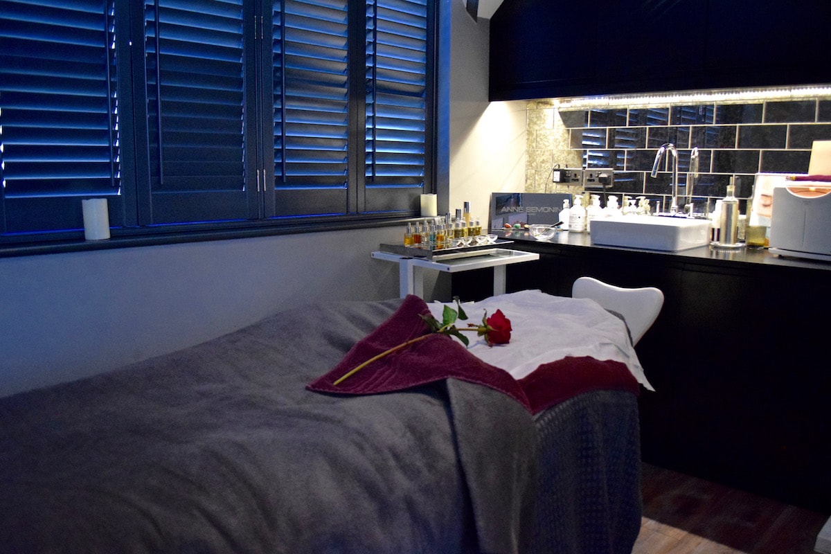 Massage room at Red House Spa, Amersham