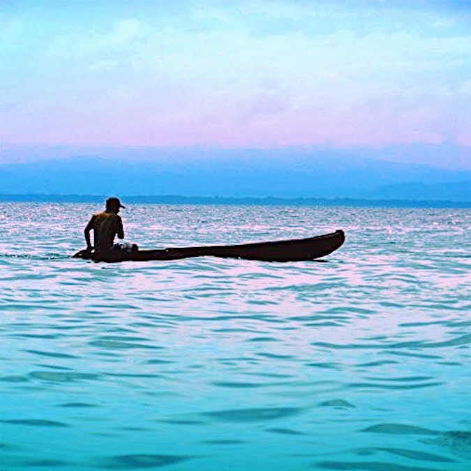 Sunset in the San Blas Islands, Panama