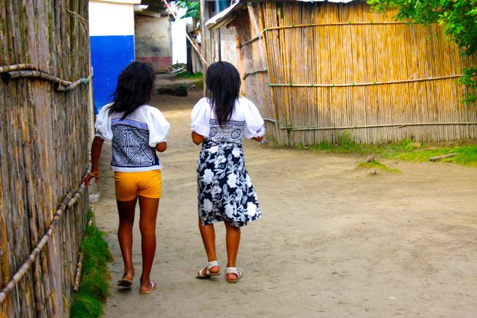 Kids in the San Blas Islands, Panama