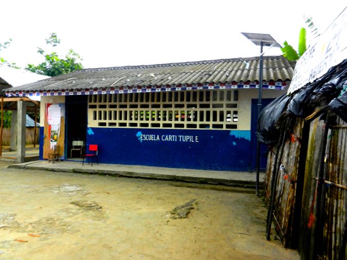 School in the San Blas Islands, Panama