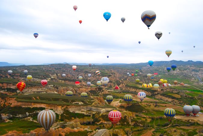 Hot Air Ballooning in Cappadocia, Turkey