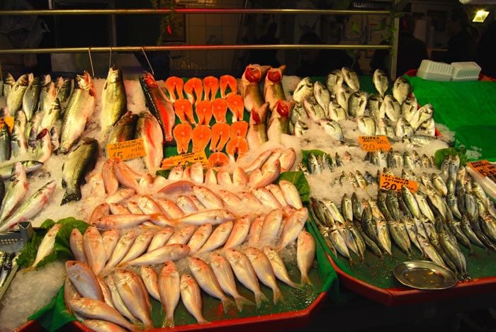 Fish for sale in Istanbul, Turkey