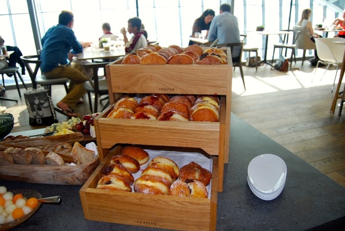 Donuts at the Sky Garden restaurant - Darwin Brasserie