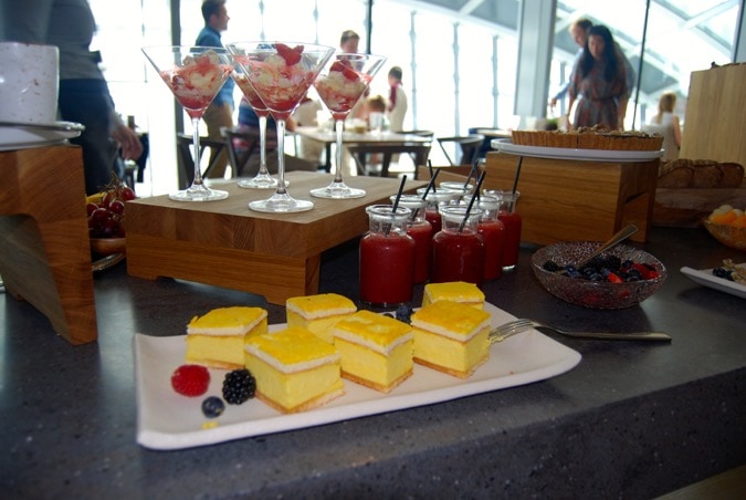 Great desserts at the Sky Garden restaurant - Darwin Brasserie