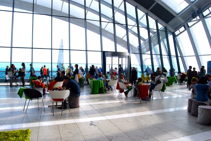 Inside the Sky Garden, London