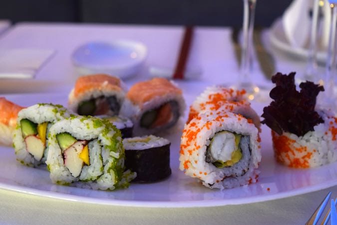 Sushi at Sensatori Cyprus Hotel - Aphrodite Hills