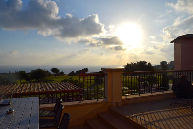 View over Aphrodite Hills Cyprus