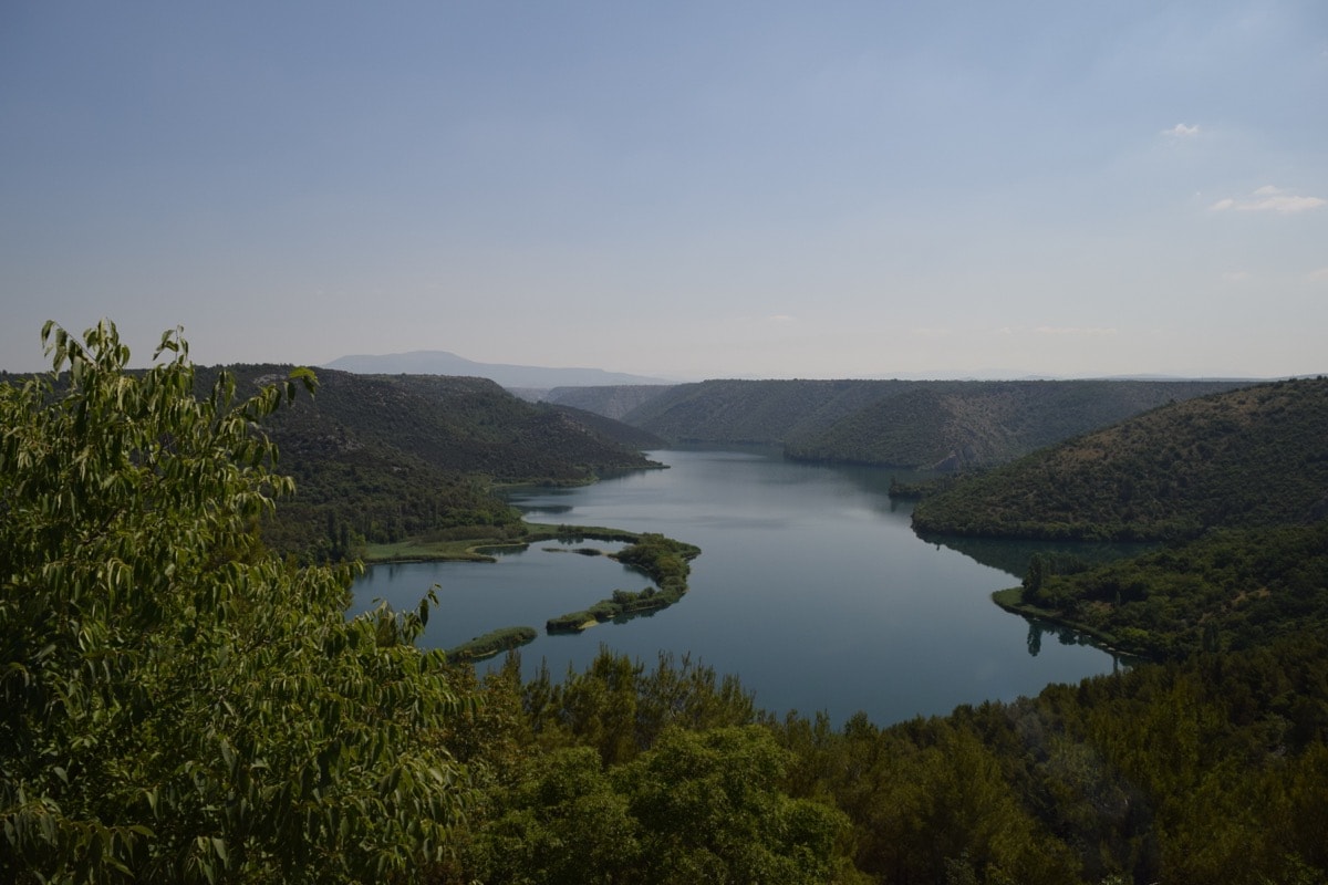 The start of Krka National Park, Croatia