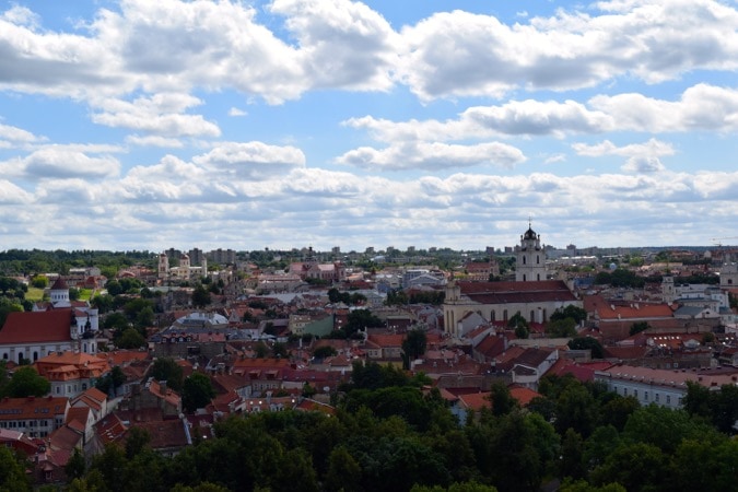 View from Gediminas Tower, Vilnius