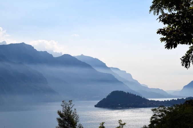Komo ežeras ir Bellagio Mist