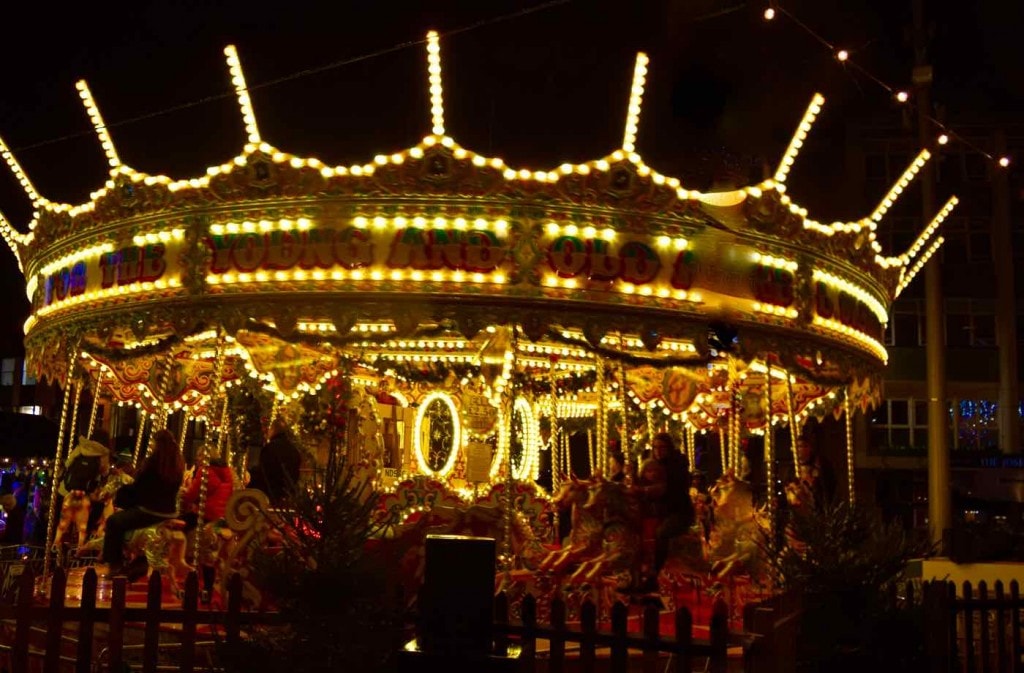 Old Market Square at Christmas, Nottingham