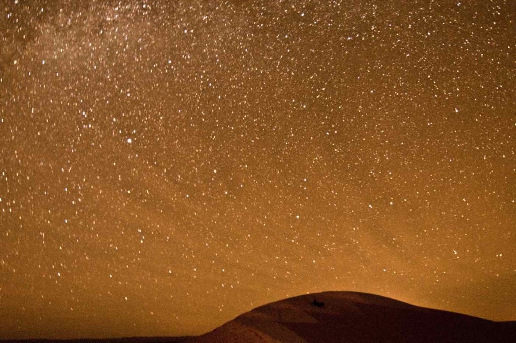 Stargazing in the Sahara Desert