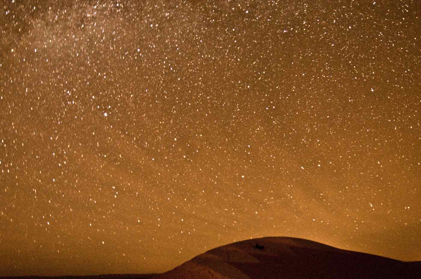 Stargazing in the Sahara Desert