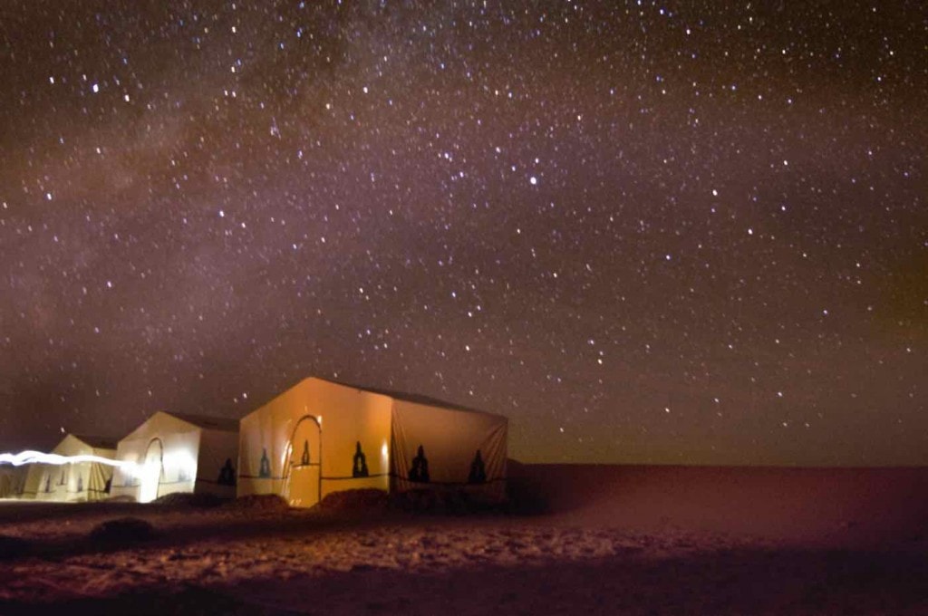 Stargazing in the Sahara Desert