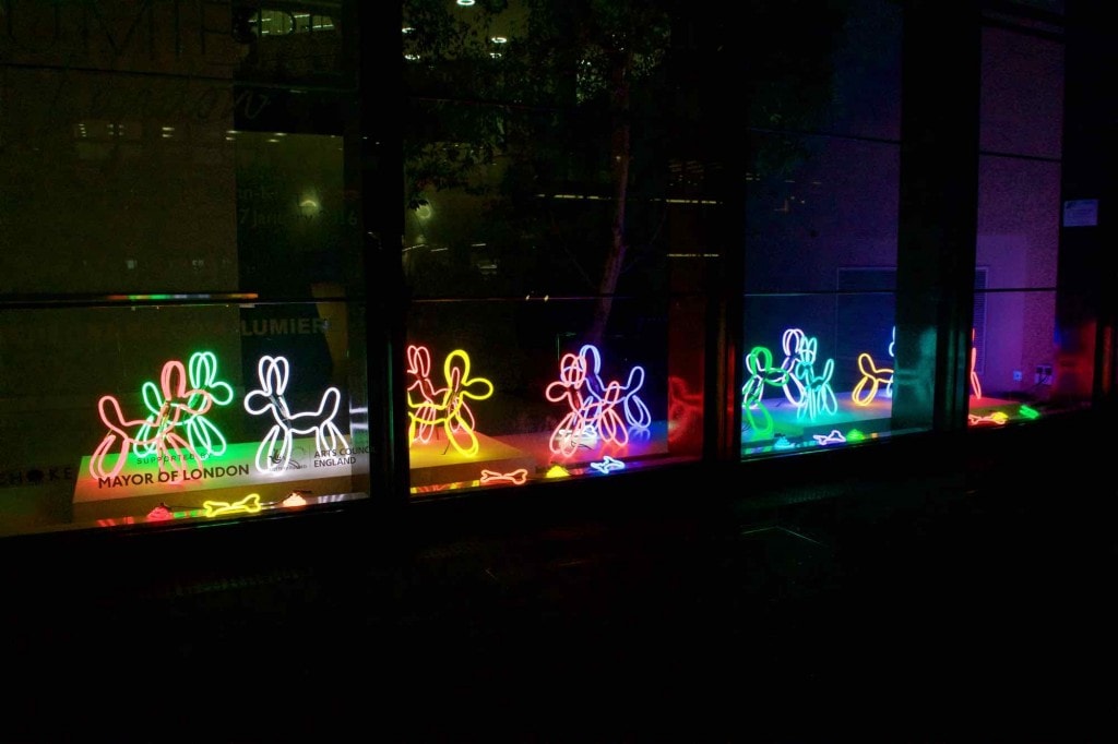 Neon Dogs by Deepa Mann-Kler